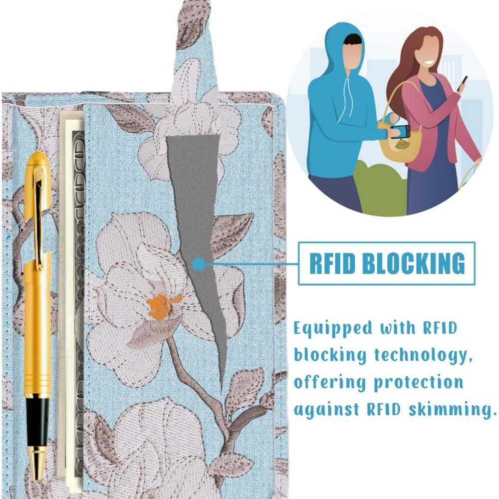 Checkbook Cover For Duplicate Checks For Women, R… - image 7